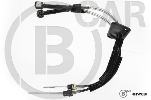 001VW360 B CAR Linka dźwigni zmiany biegów podwójna
